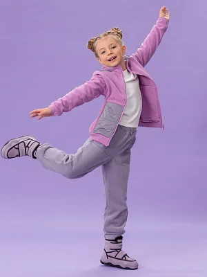 OKGCP16-91 Брюки флисовые(серый) 92-128(92/98/104/110/116/122/128)