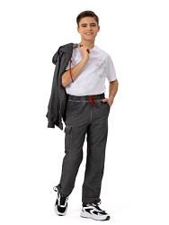 NJBCP05-93 Брюки(темно-серый) 128-170(128/134/140/146/152/158/164/170)