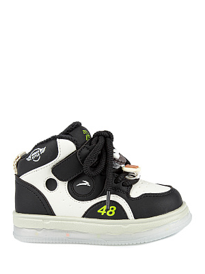 71497у-2 Обувь для активного отдыха (белый-черный) 21-26 (6 пар)