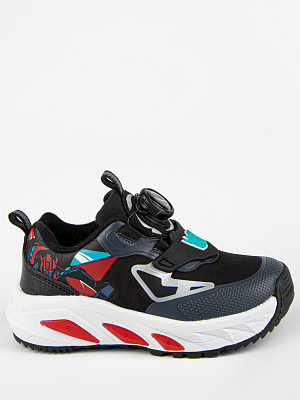 721248с-2 Обувь для активного отдыха (черный-красный) 26-30 (5 пар)