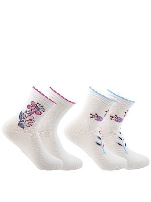 JKGAS02-WW Носки 26-34 (26-28/29-31/32-34) белый