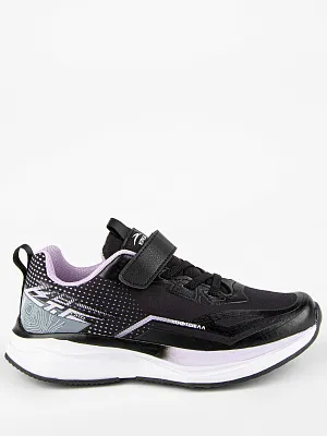 74902с-2 Обувь для активного отдыха (черный-сиреневый) 35-39 (5 пар)