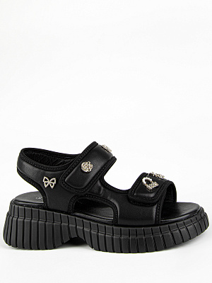 34580п-1 Туфли летние (черный) 35-39 (5 пар)