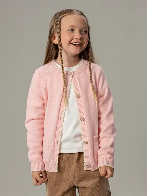 OKGCE06-80 Кардиган(розовый) 92-128(92/98/104/110/116/122/128)