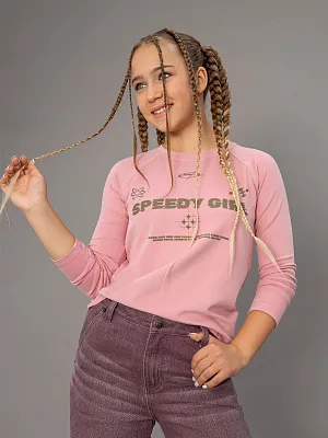 OJGCL07-80 Лонгслив(розовый) 134-170(134/140/146/152/158/164/170)