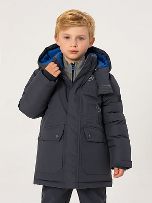 OKBCK05-93 Куртка зимняя(серый) 92-128(92/98/104/110/116/122/128)