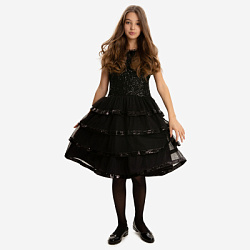 FJGCD05-99 Платье(черный) 128-164(128/134/140/146/152/158/164)