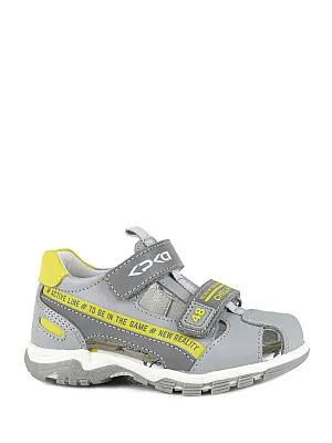 31828к-1 Туфли летние (серый) 21-25 (5 пар)