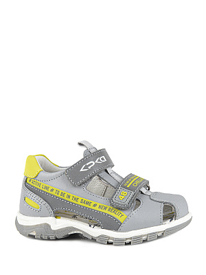 31828к-1 Туфли летние (серый) 21-25 (5 пар)