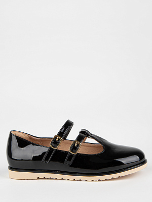 22584п-2 Туфли (черный-бежевый) 30-35 (6 пар)