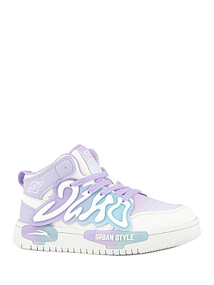 73943-2 Обувь для активного отдыха (бежевый-сирень) 33-37 (5 пар)