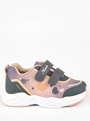 71561с-2 Обувь для активного отдыха (серый/розовый) 23-27 (5 пар)