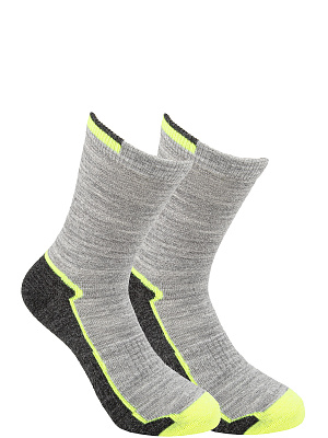 FWUAS01-3A Носки шерстяные 23-38 (23-25/26-28/29-31/32-34/35-38) серый