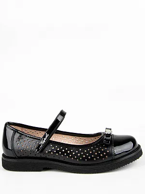 231017п-1 Туфли (черный) 32-36 (5 пар)