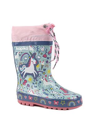 1417т-10 Сапоги резиновые (бирюзовый) 23-30 (10 пар)