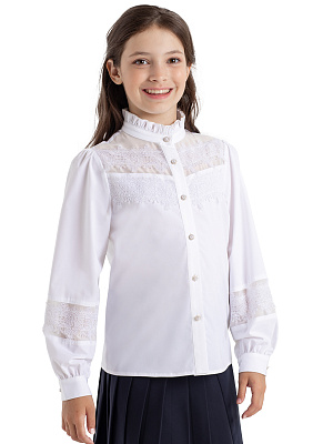 KJGCB06-00 Блузка(белый) 122-158(122/128/134/140/146/152/158)